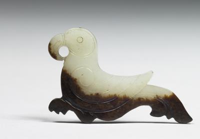 图片[2]-Jade pei pendant in the shape of a bird, Ming to Qing dynasty (1368-1911)-China Archive